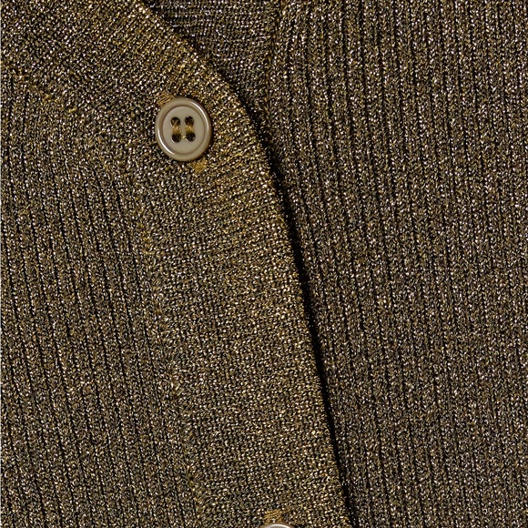 STAUD Craftsman Off-the-Shoulder Metallic Ribbed-Knit Midi Dress - Picture 12 of 13